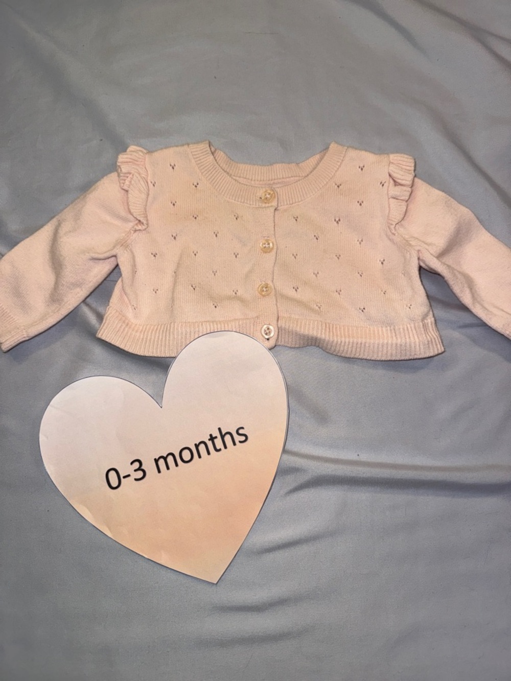GAP Soft Pink Baby Cardigan